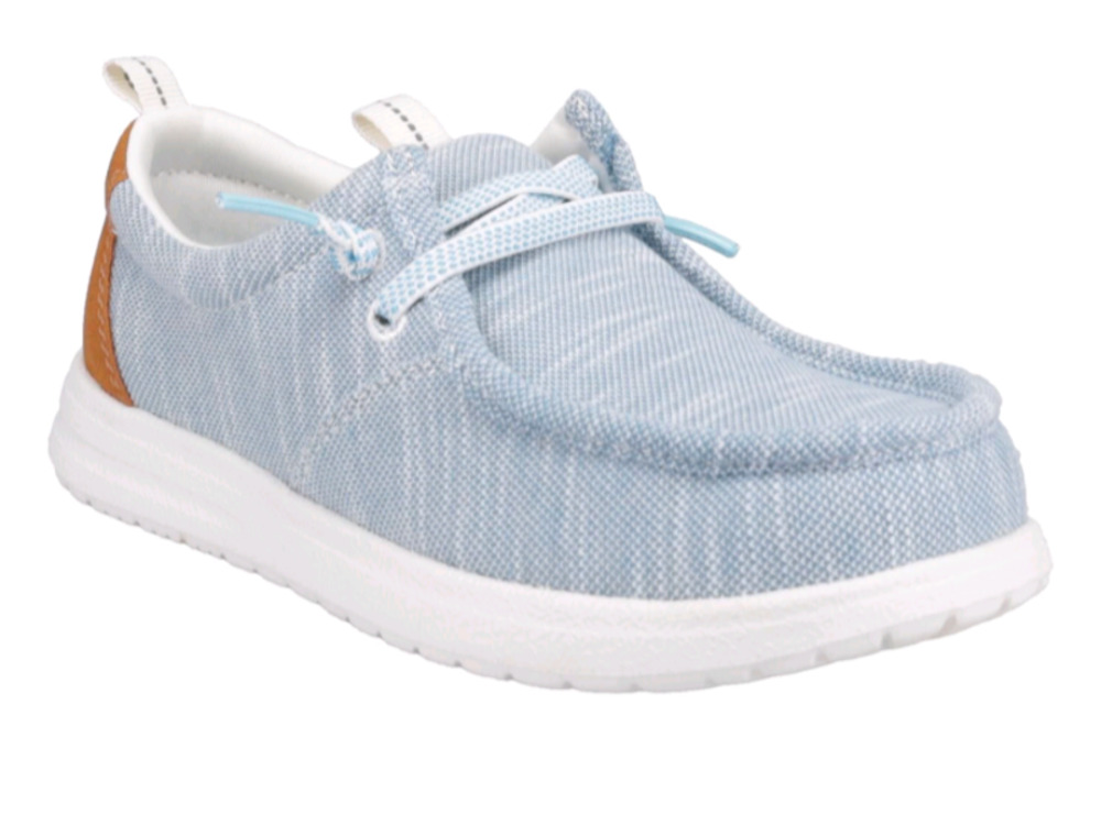 Eddie Bauer Boys Size 3 Canvas Loafer Lightweight Breathable